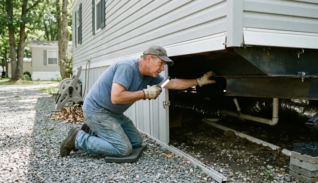 Why is my mobile home shaking or vibrating? Learn the common causes and professional fixes. Loose tie-downs, settling, wind.