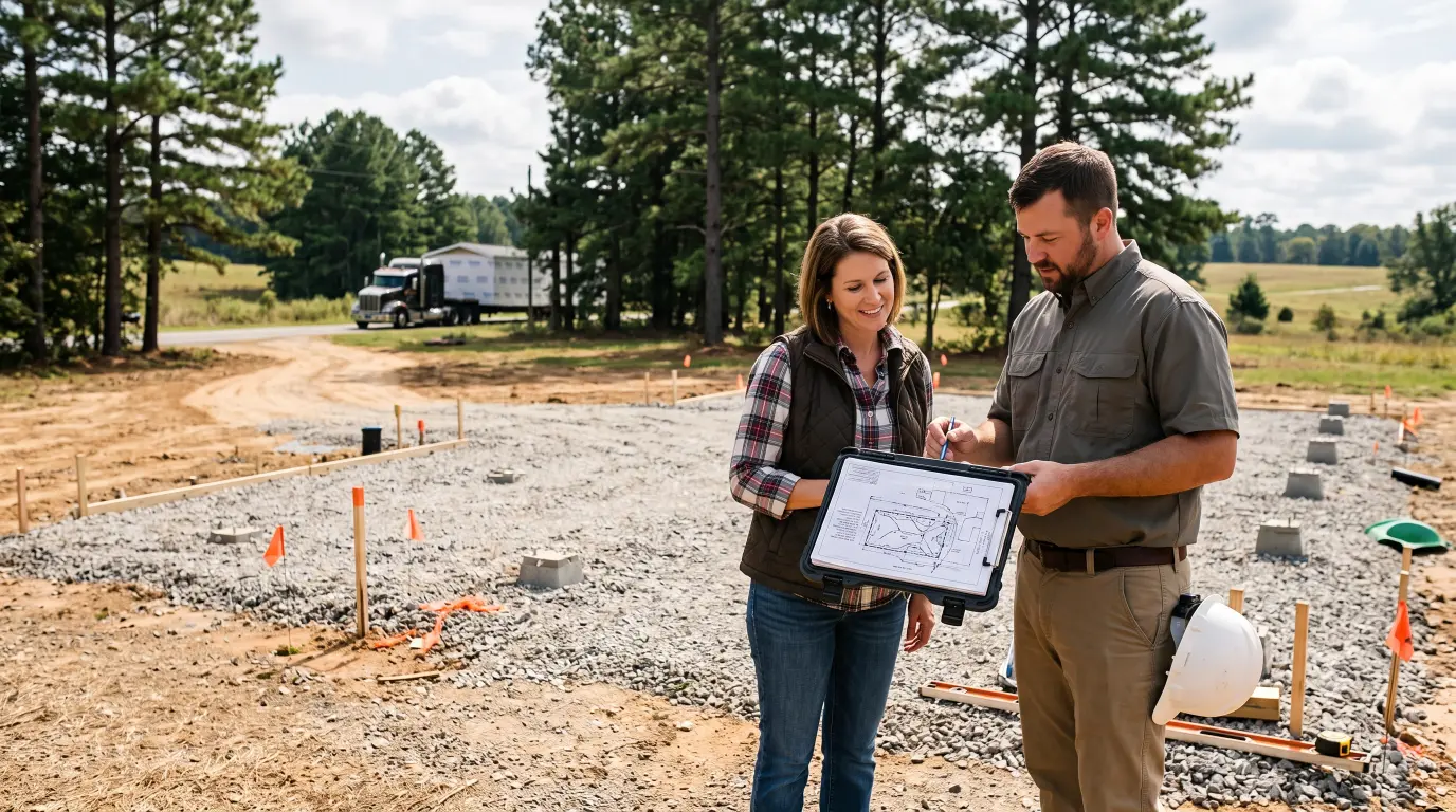 Learn site prep vs mobile home setup, who handles grading, utilities, access, foundation readiness, and what to clarify before installation.